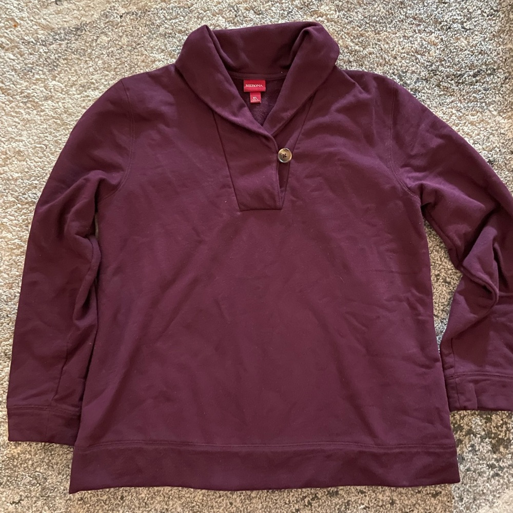 Purple casual sweater- size XL